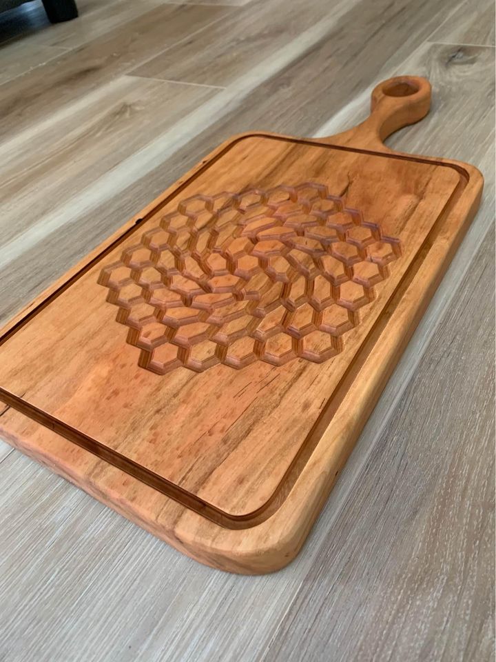 Carved Cherry Charcuterie/Cutting Board