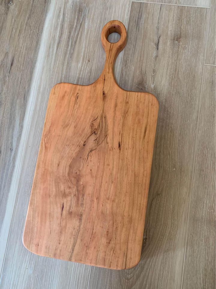 Carved Cherry Charcuterie/Cutting Board