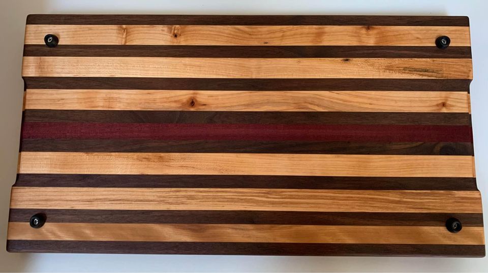 Custom Hand Made Cutting Board With Exotic Wood