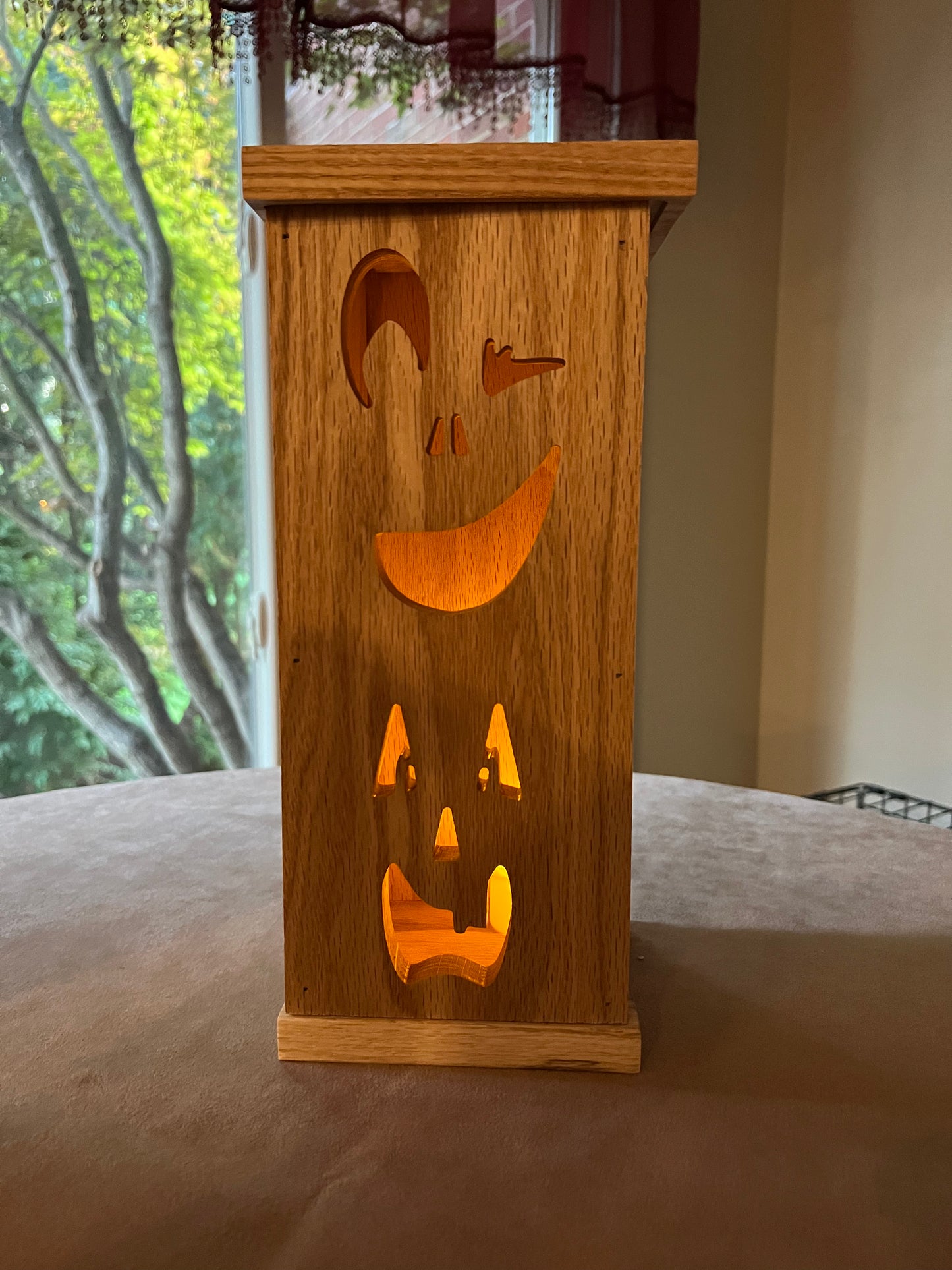 Halloween Custom Handmade Wooden Lantern