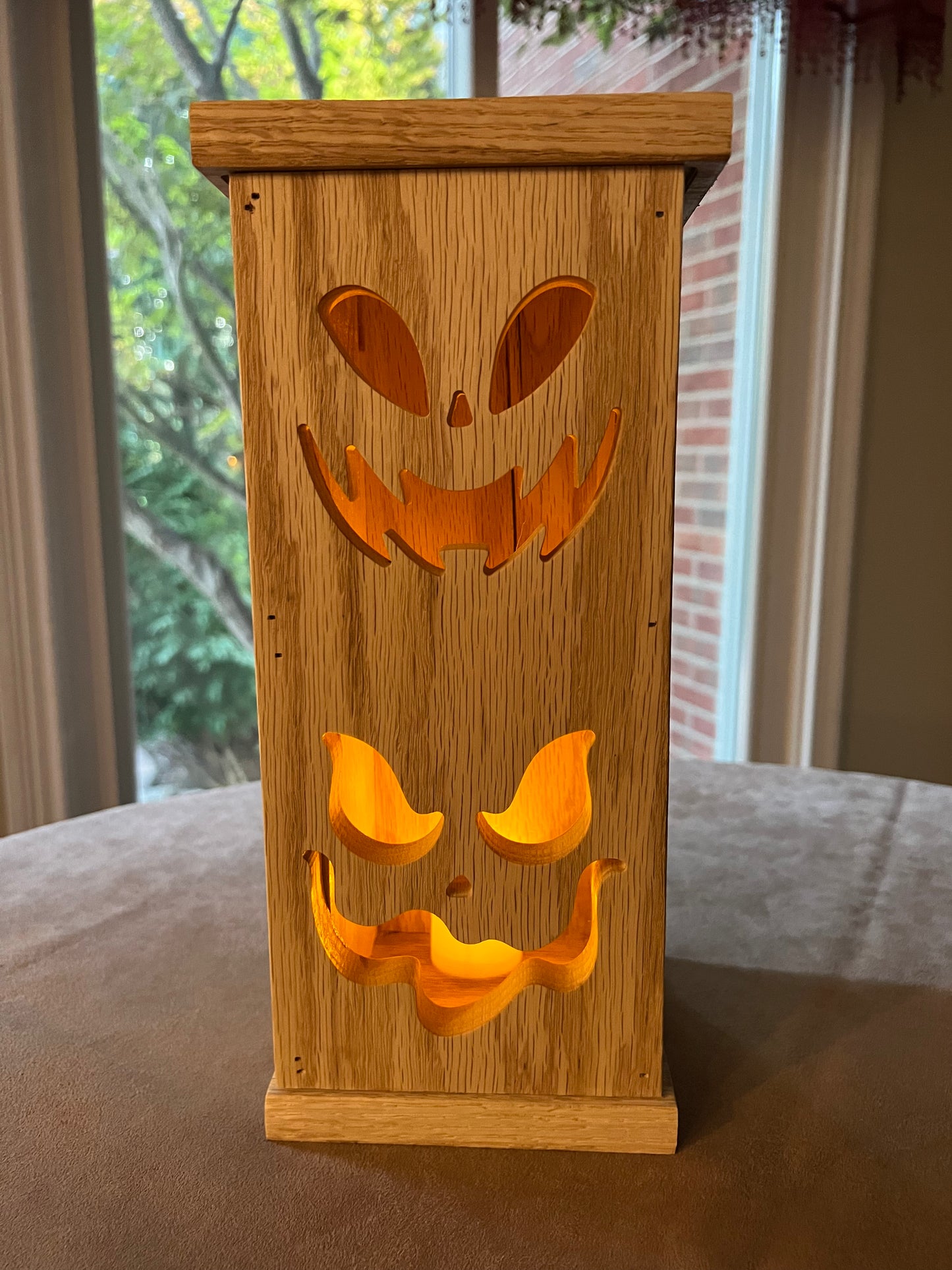 Halloween Custom Handmade Wooden Lantern