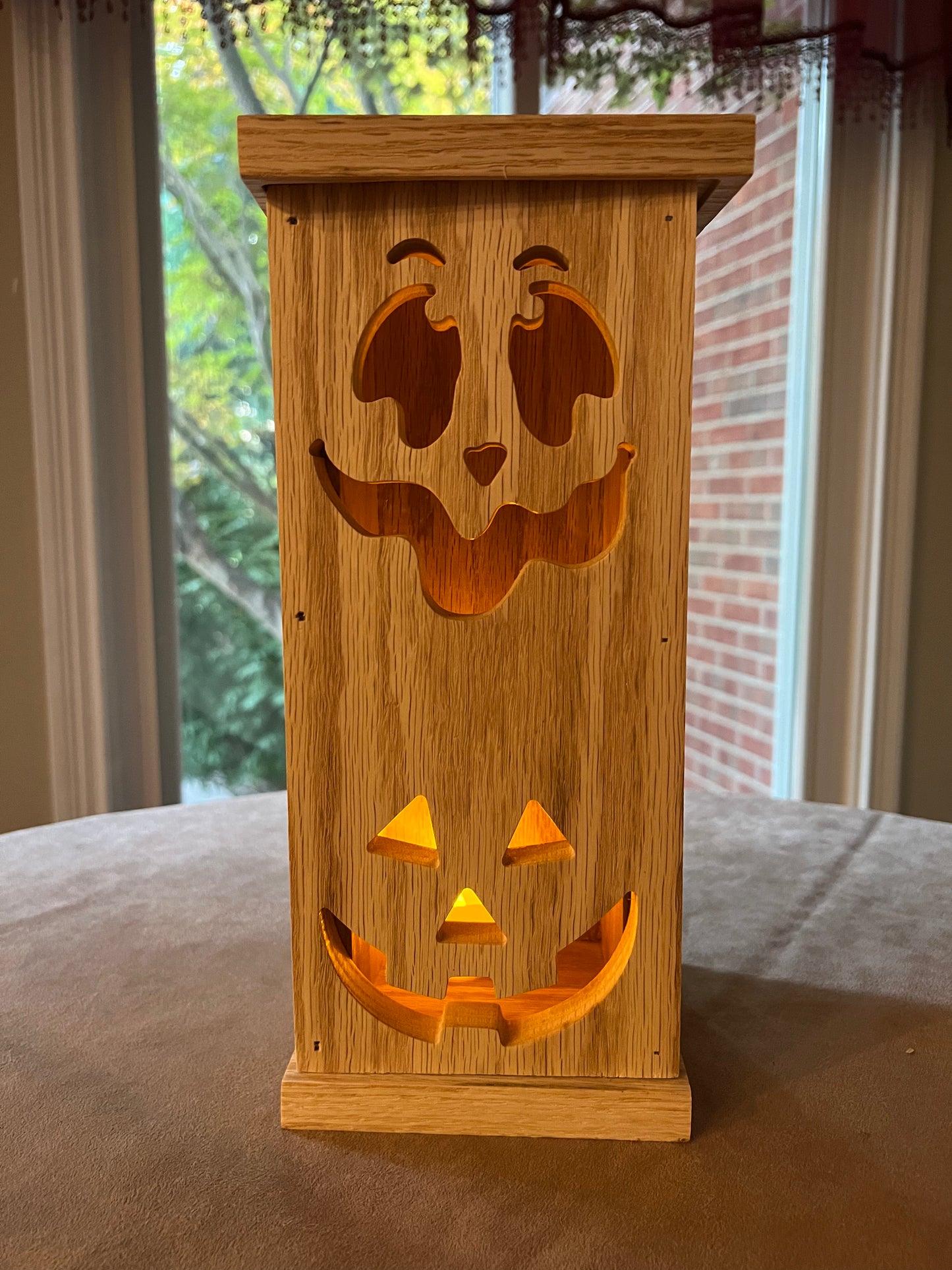 Halloween Custom Handmade Wooden Lantern